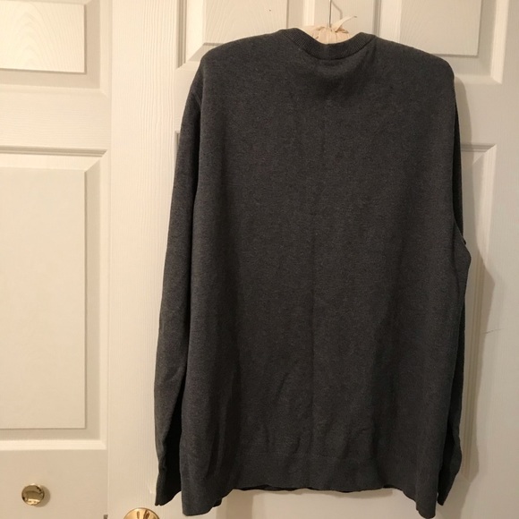 Banana Republic Men’s Gray & Red Large Sweater - Picture 4 of 11